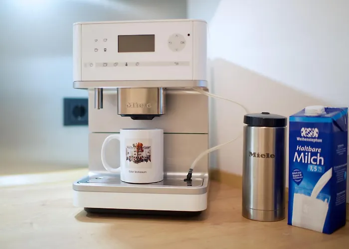 شقة Edler Wohnraum Elegantes Mit Balkon, Boxspringbett, Kaffeevollautomat, Lift & Parkplatz