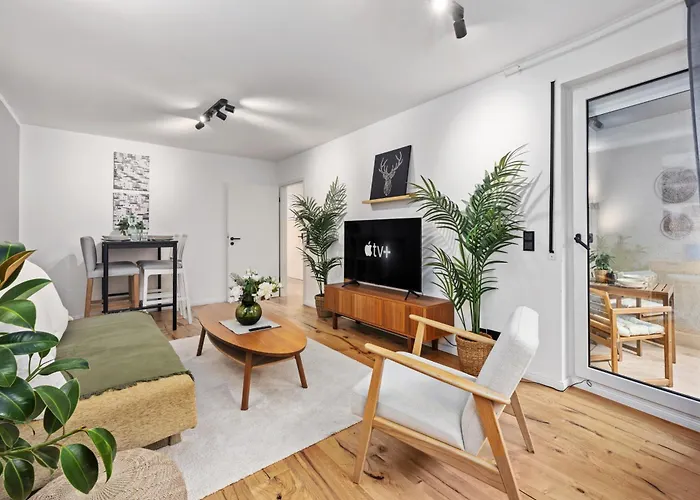 Edler Wohnraum Elegantes Mit Balkon, Boxspringbett, Kaffeevollautomat, Lift & Parkplatz شقة شيمنيتز